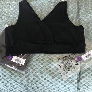 2 Kindred Bravely Organic Nursing/Sleep Bras